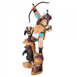 Hopi Warrior Kachina Doll By Artist Lowell Talashoma Sr. And Kerry Lyle David SX113122
