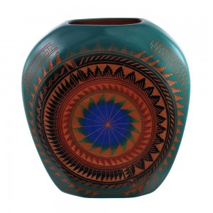 Native American Navajo Hand Crafted Pottery JX130516